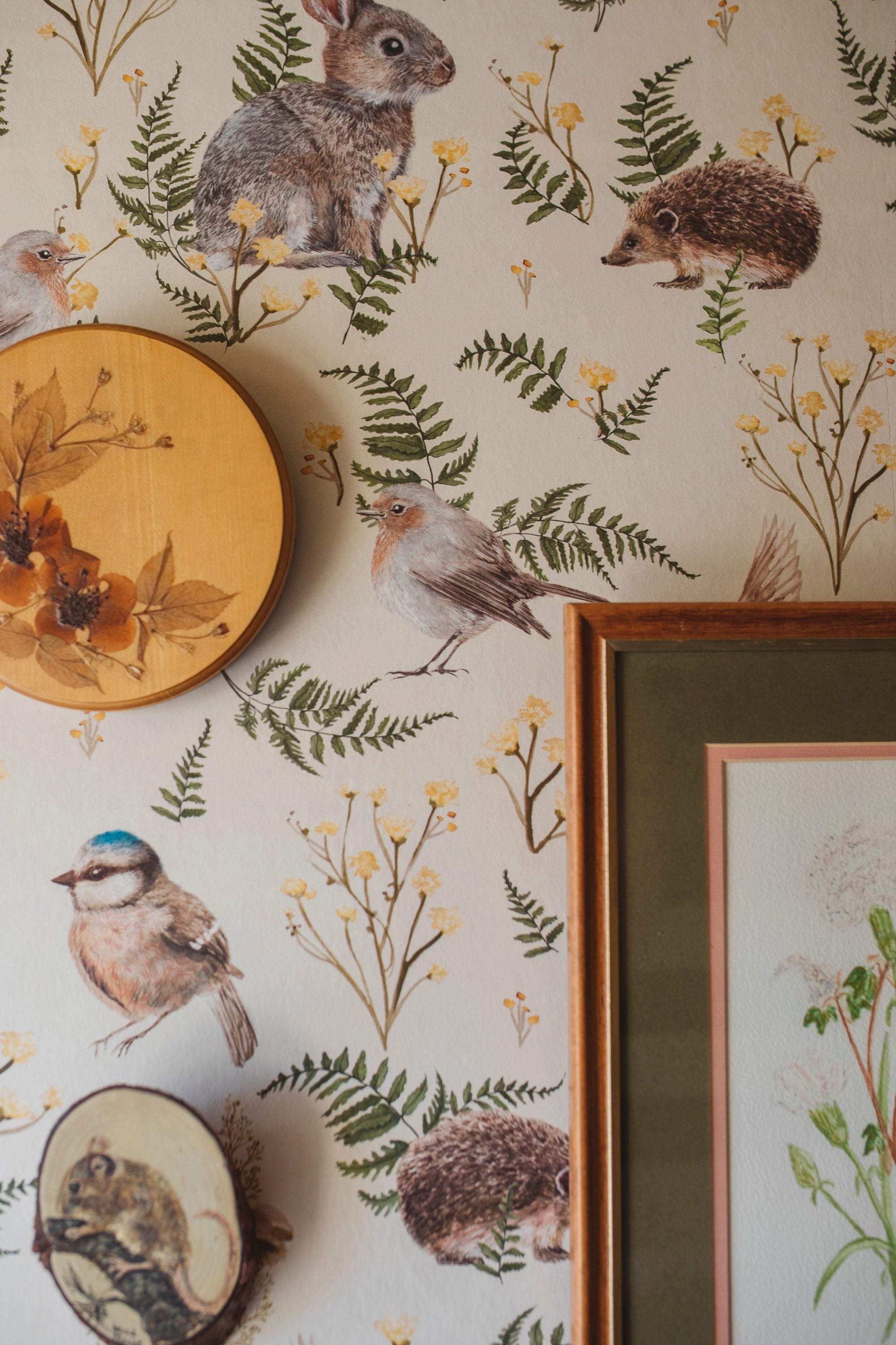 Birds & Bunnies - Ecru