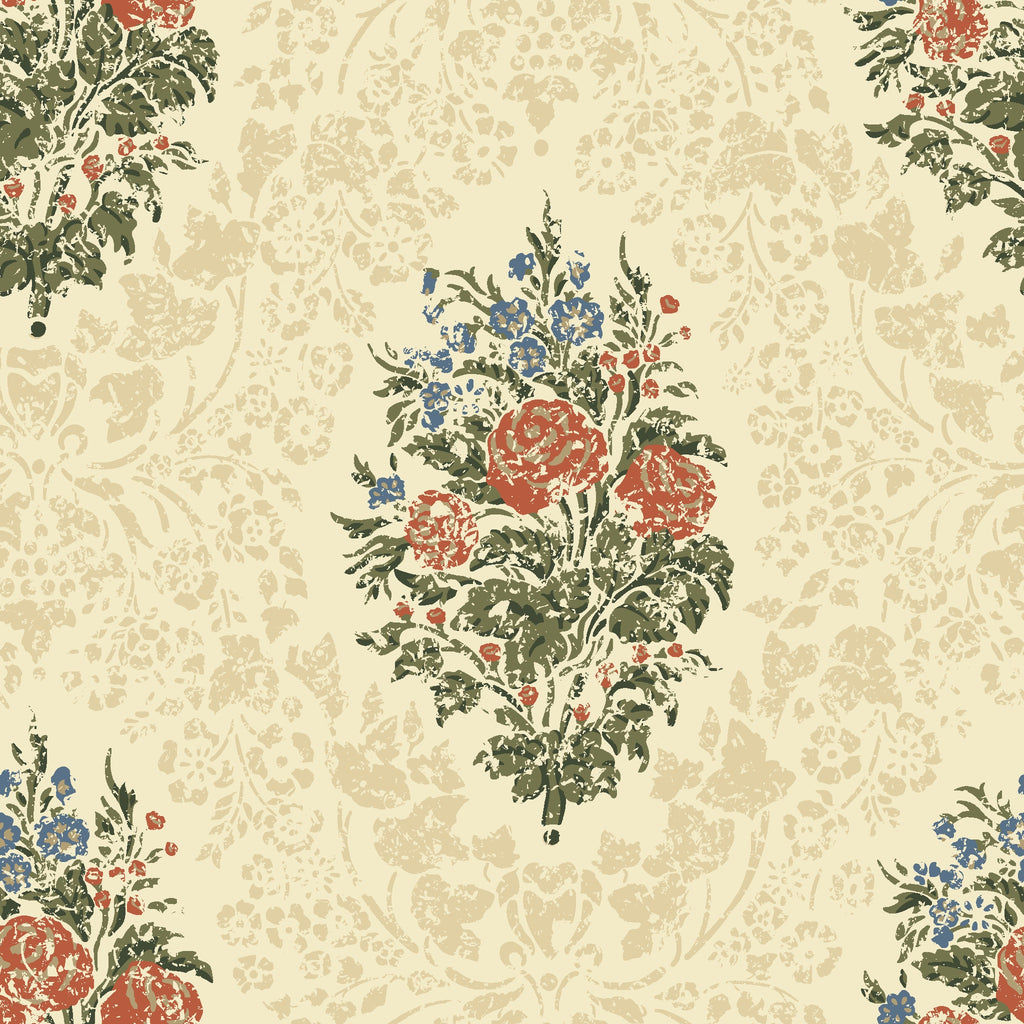 Viktoria Historiska Tapeter, Beige/Multi