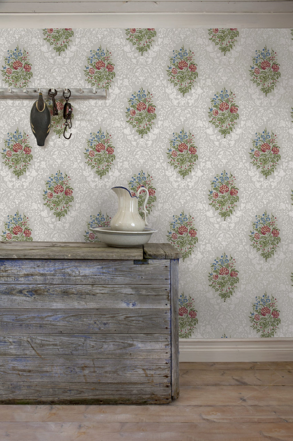 Viktoria Historiska Tapeter, Gray/Multi