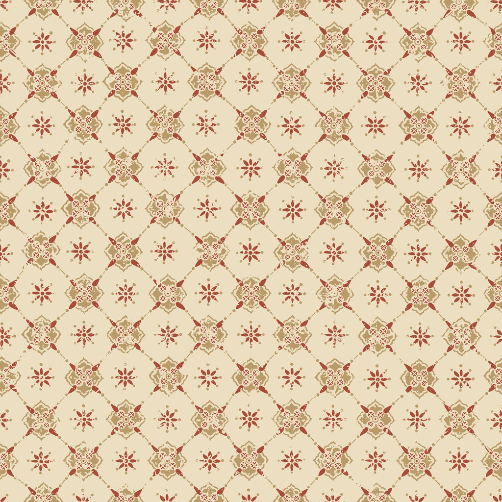 Karolina, Beige/Red