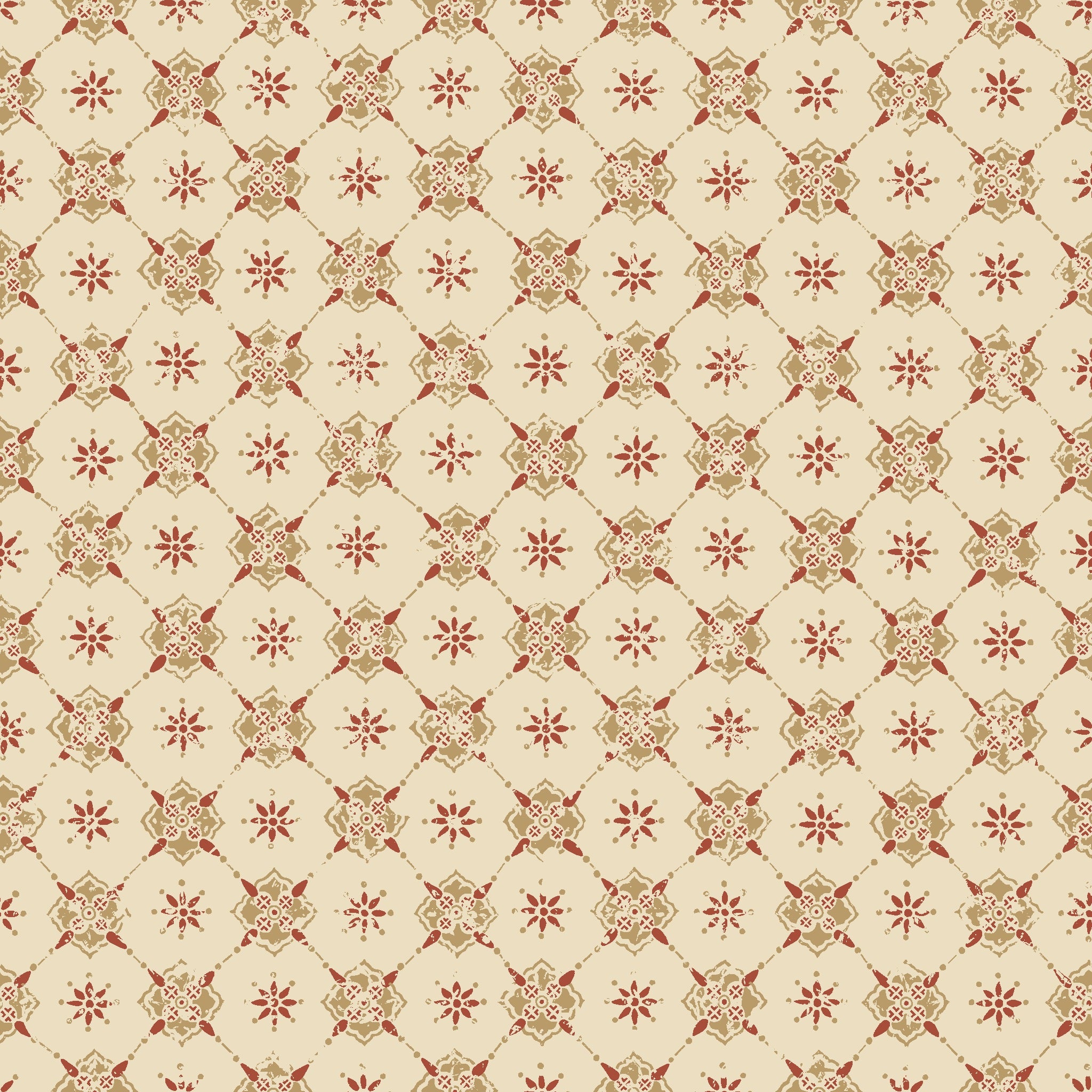 Karolina, Beige/Red