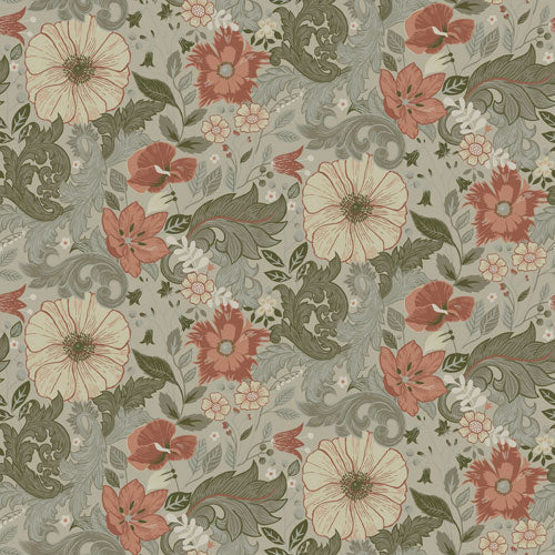 Victor Garden - Pink & grey 13110