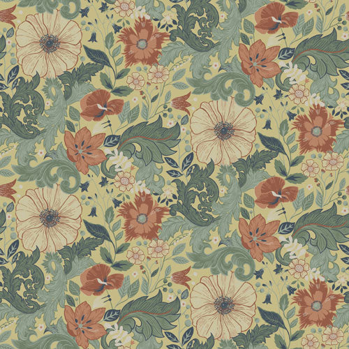 Victor Garden - peach and yellow 13111
