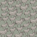 Lisa Larson Zebra, Green