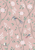 Paradise Birds 1901 Pink wallpaper