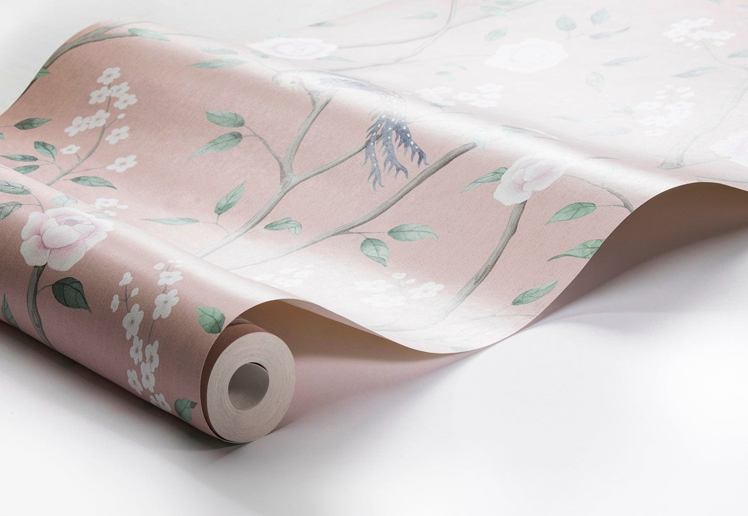 Paradise Birds 1901 Pink wallpaper