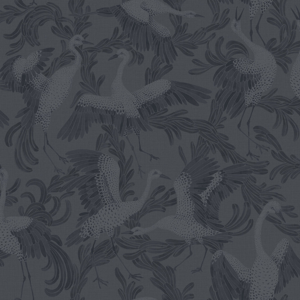 Dancing Crane, Blue