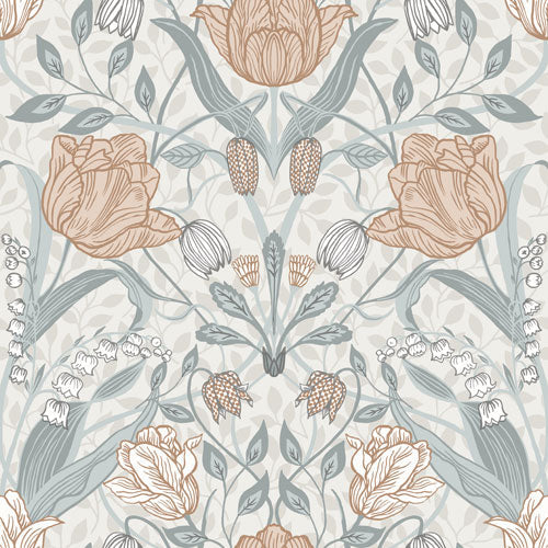 Filippa Tulip Garden - Light Gray