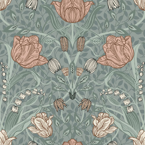 Filippa Tulip Garden - Green 33009
