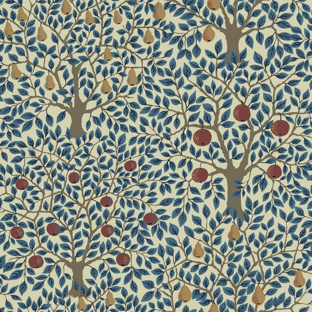 Pomona - Cream & Blue 33013