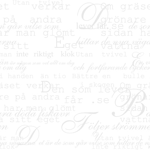 Visdomsord, White/Silver