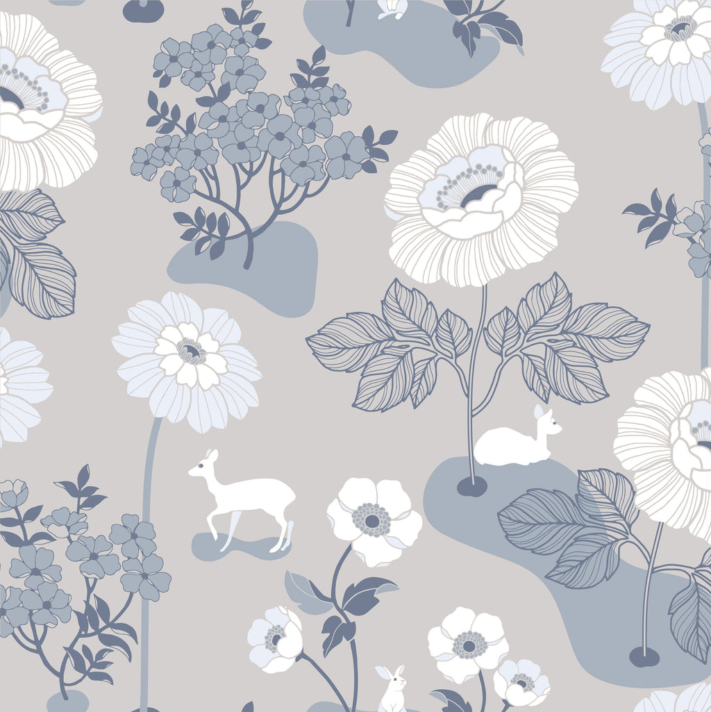 Blomsteräng, Gray/Blue