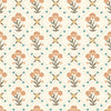 Floral Trellis - Apricot