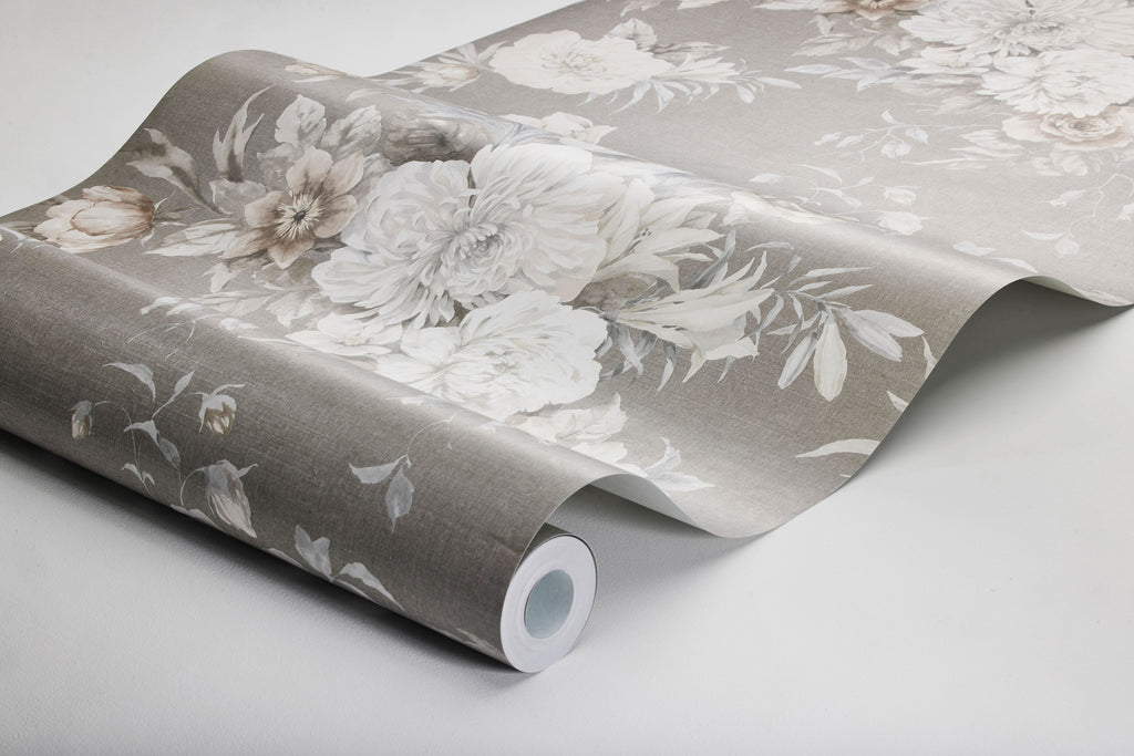 Floral Charm, Grey