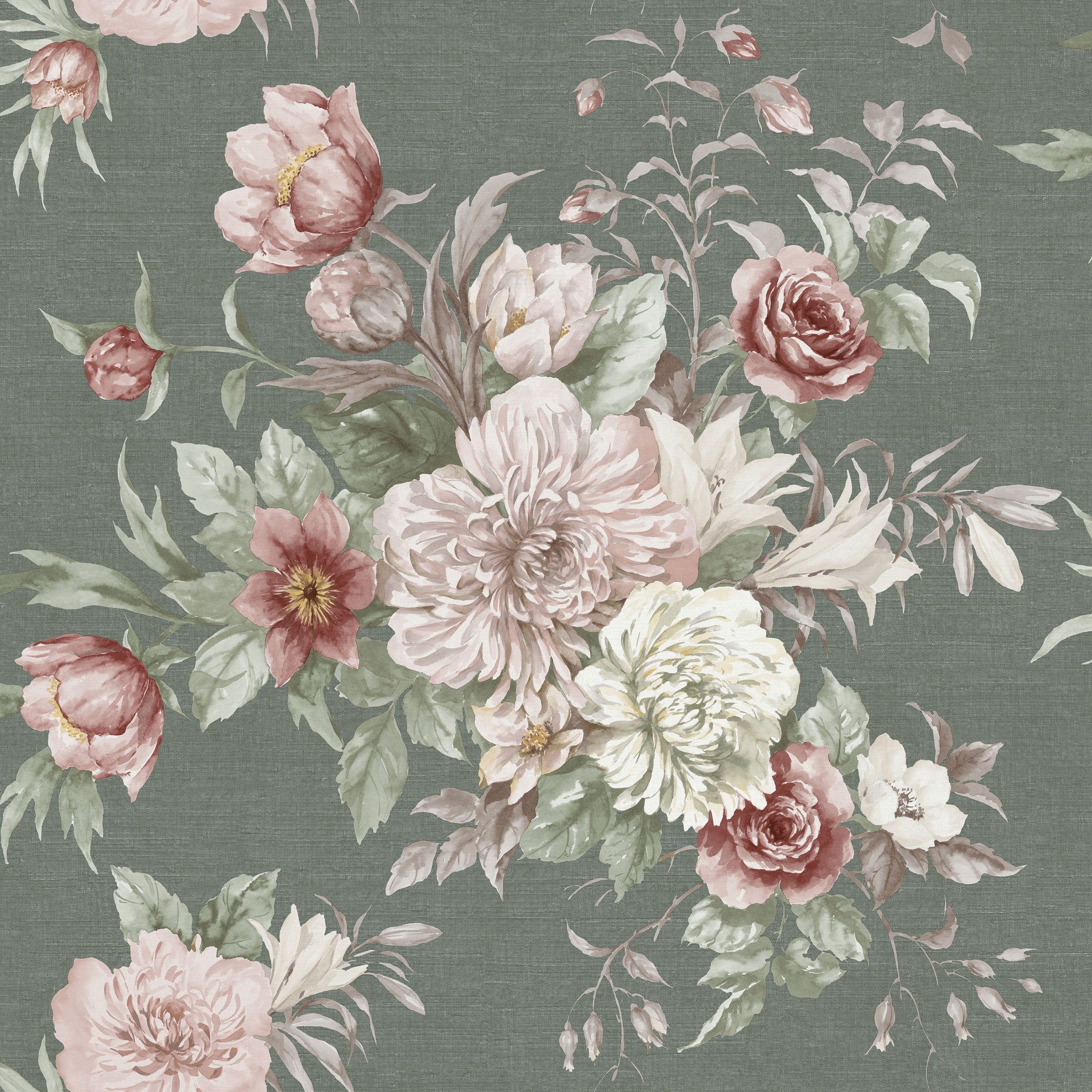 Floral Charm - Green