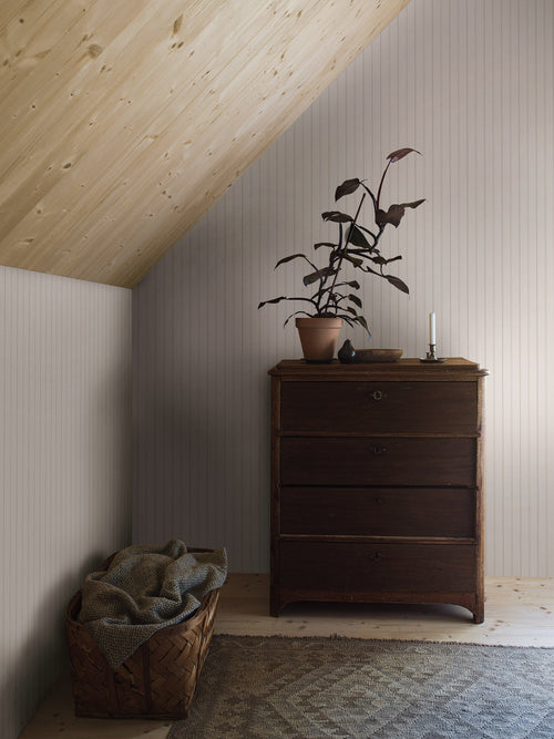 Woodland Stripe, White
