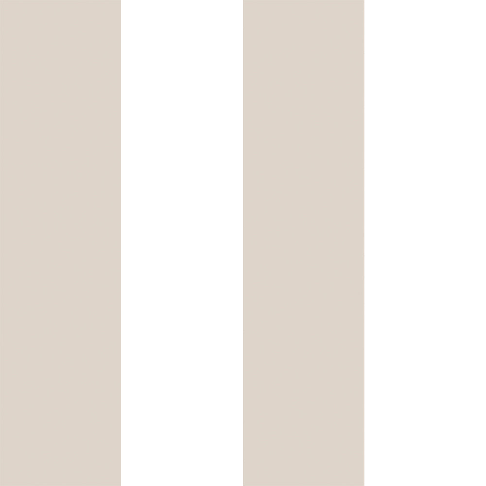 Bred rand Enfärgad & randig, Beige