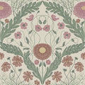 Marguerite, Flowers & Leaves - Pink & Green 51002