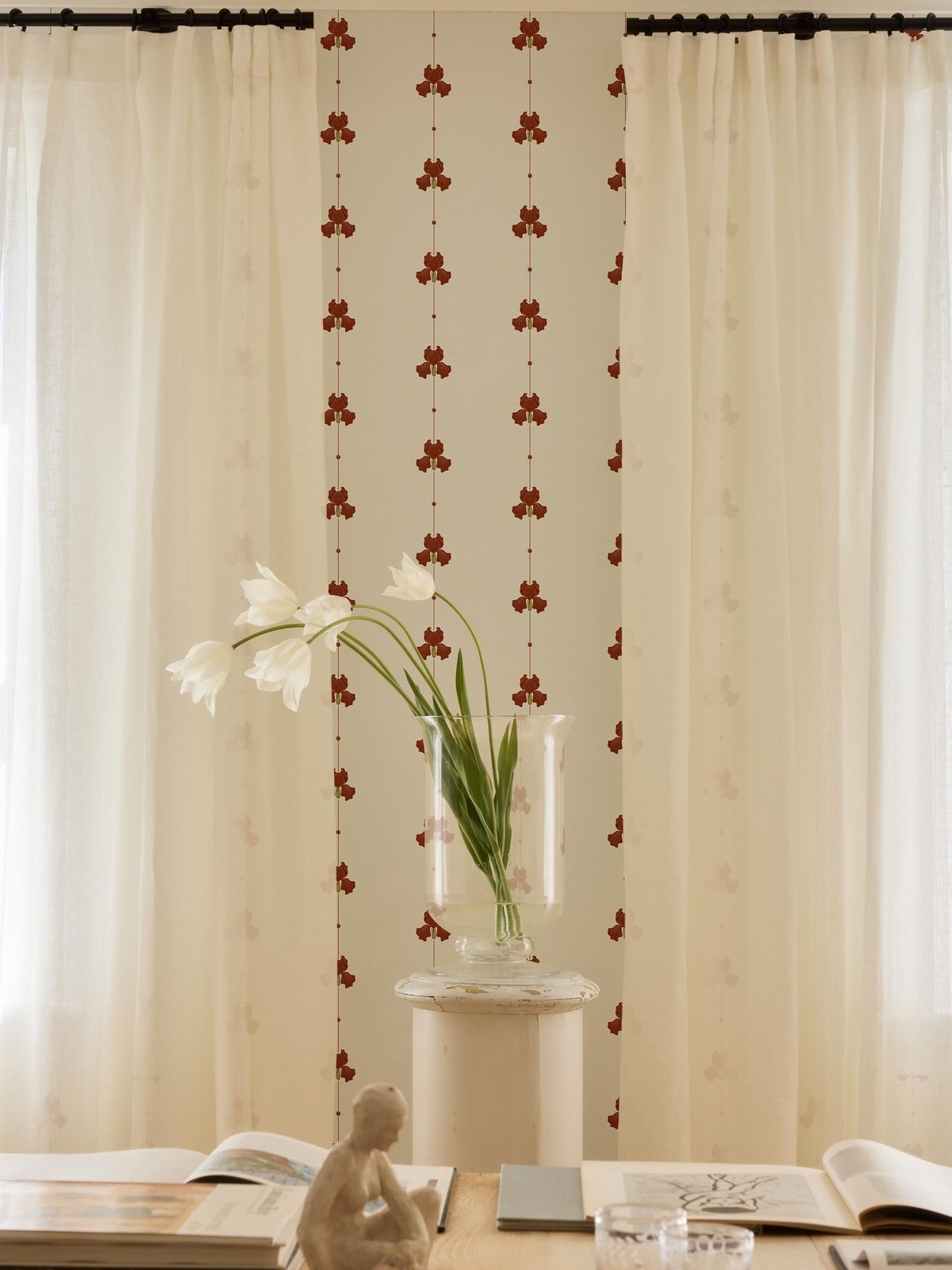 Gotain Sweet Pea Burgundy 5686