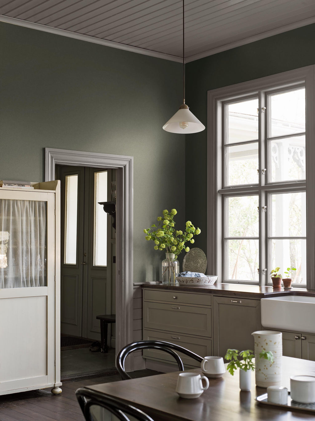 Canvas Olive, Green