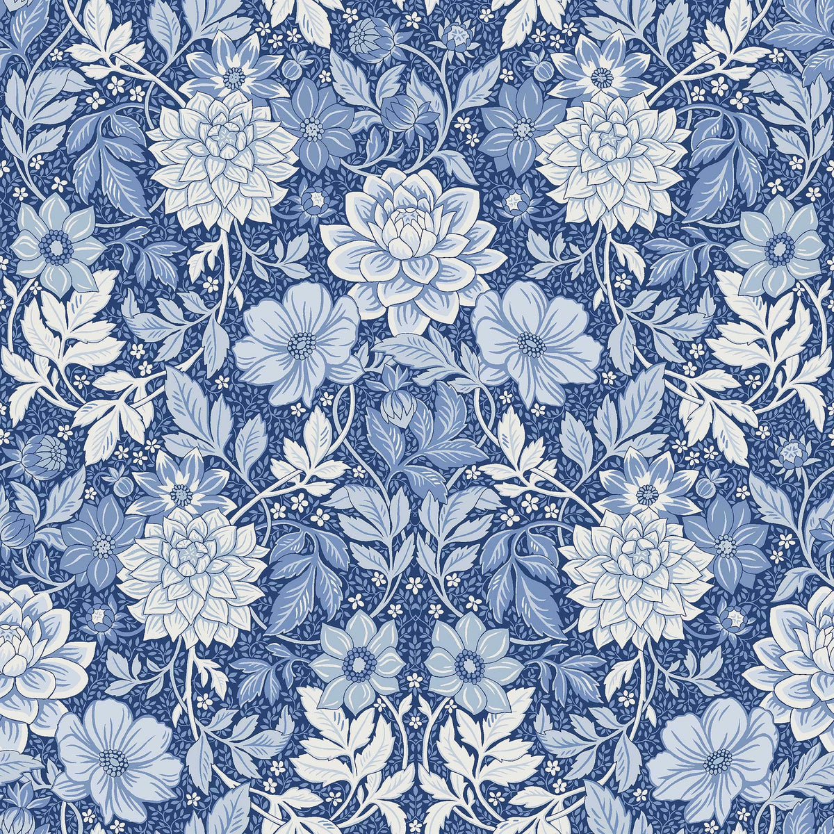 Dahlia Garden, Blue