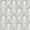 Hudiksvalls Teater Blommor & Blad, Gray/White