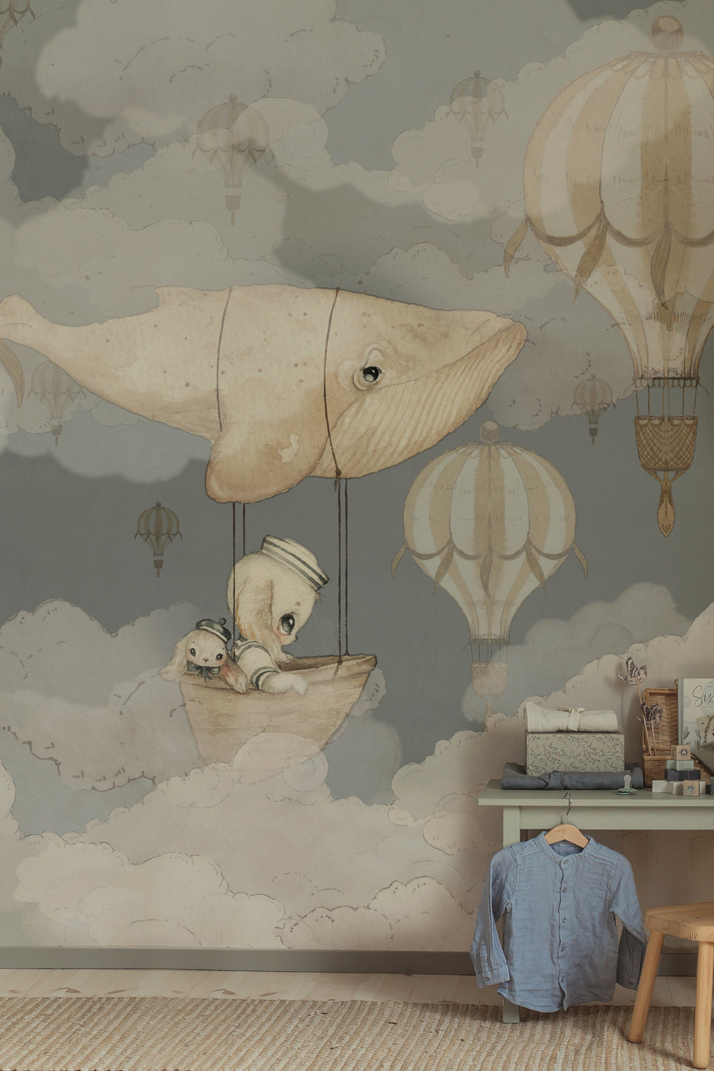 Flying Whale – Sky Blue