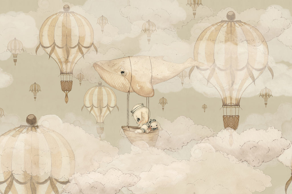 Flying Whale – Warm Grey
