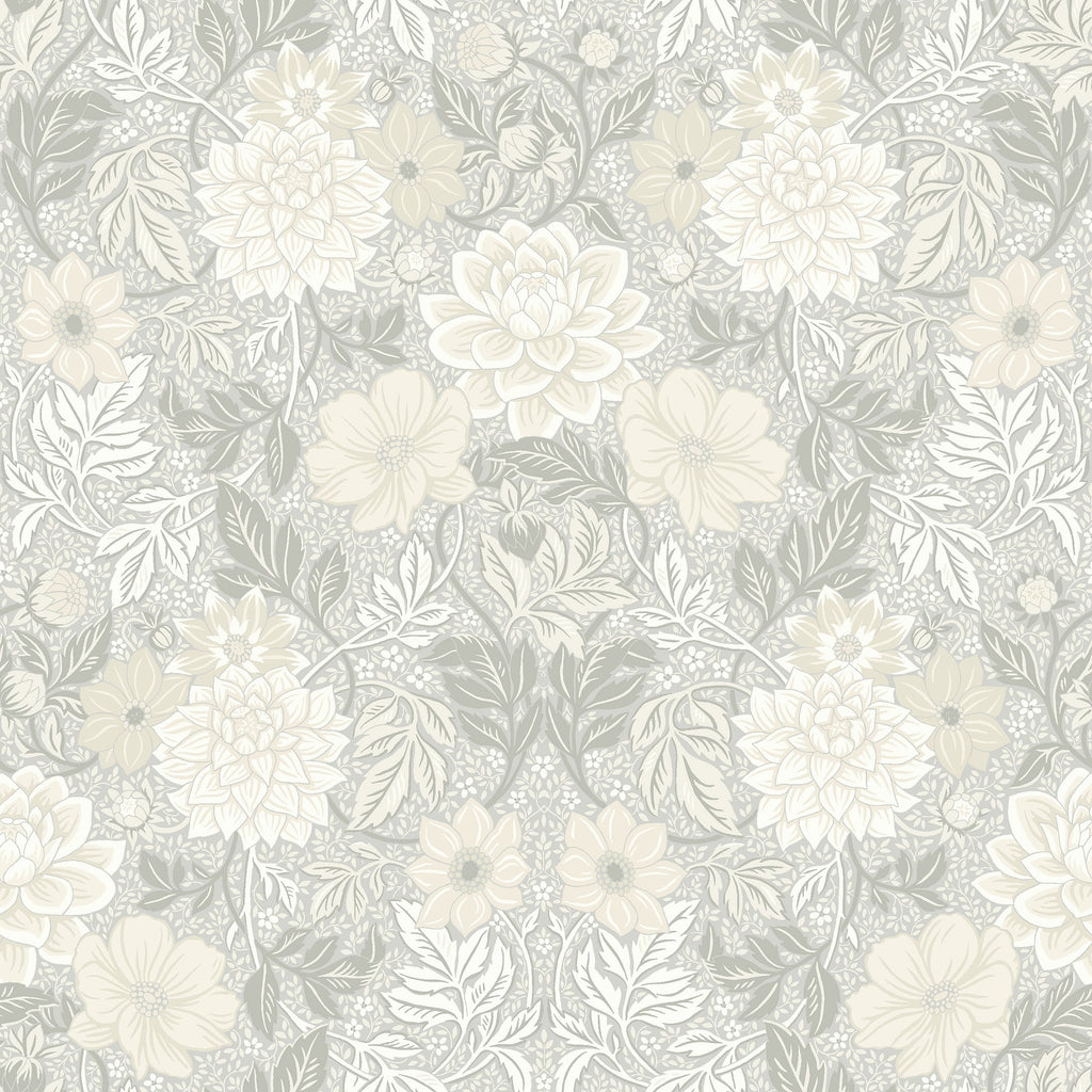 Dahlia Garden, Grey