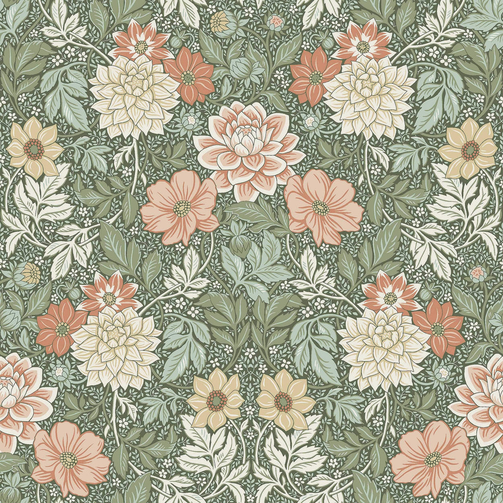 Dahlia Garden, Green