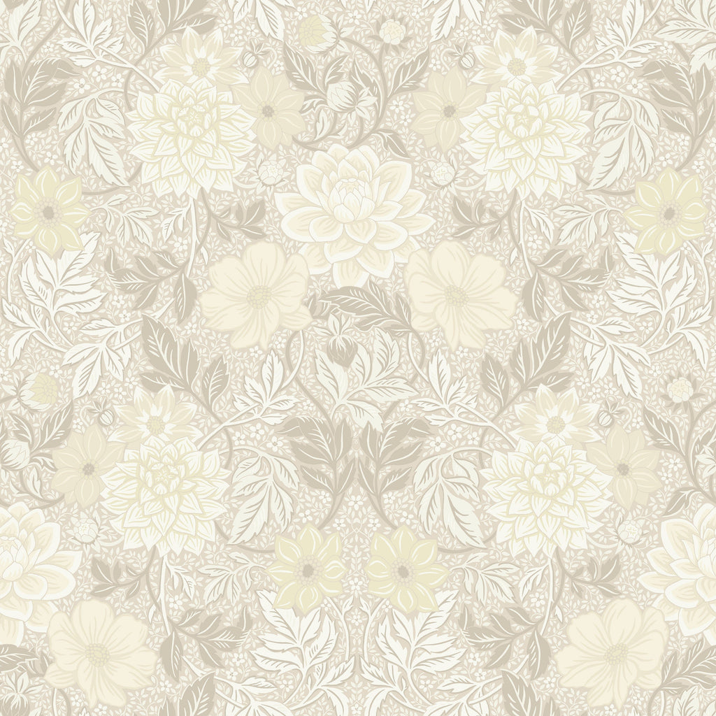 Dahlia Garden, Beige