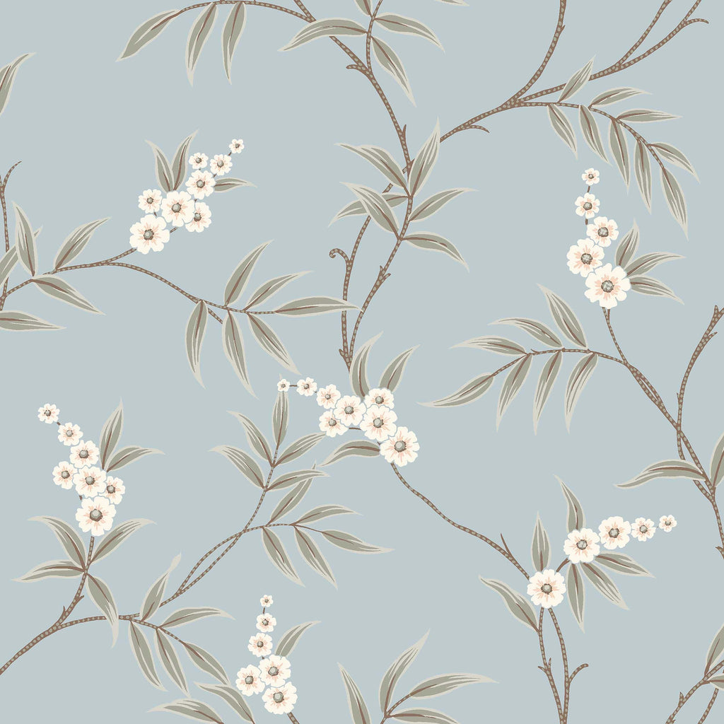 Floral Tree, Blue