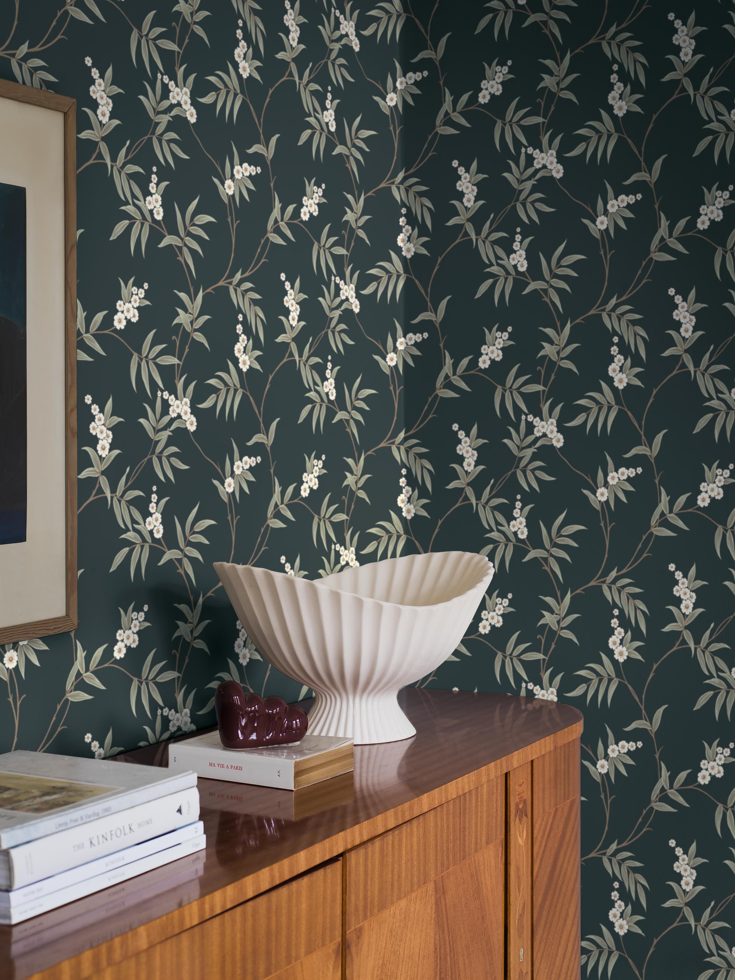 Floral Tree - Grey