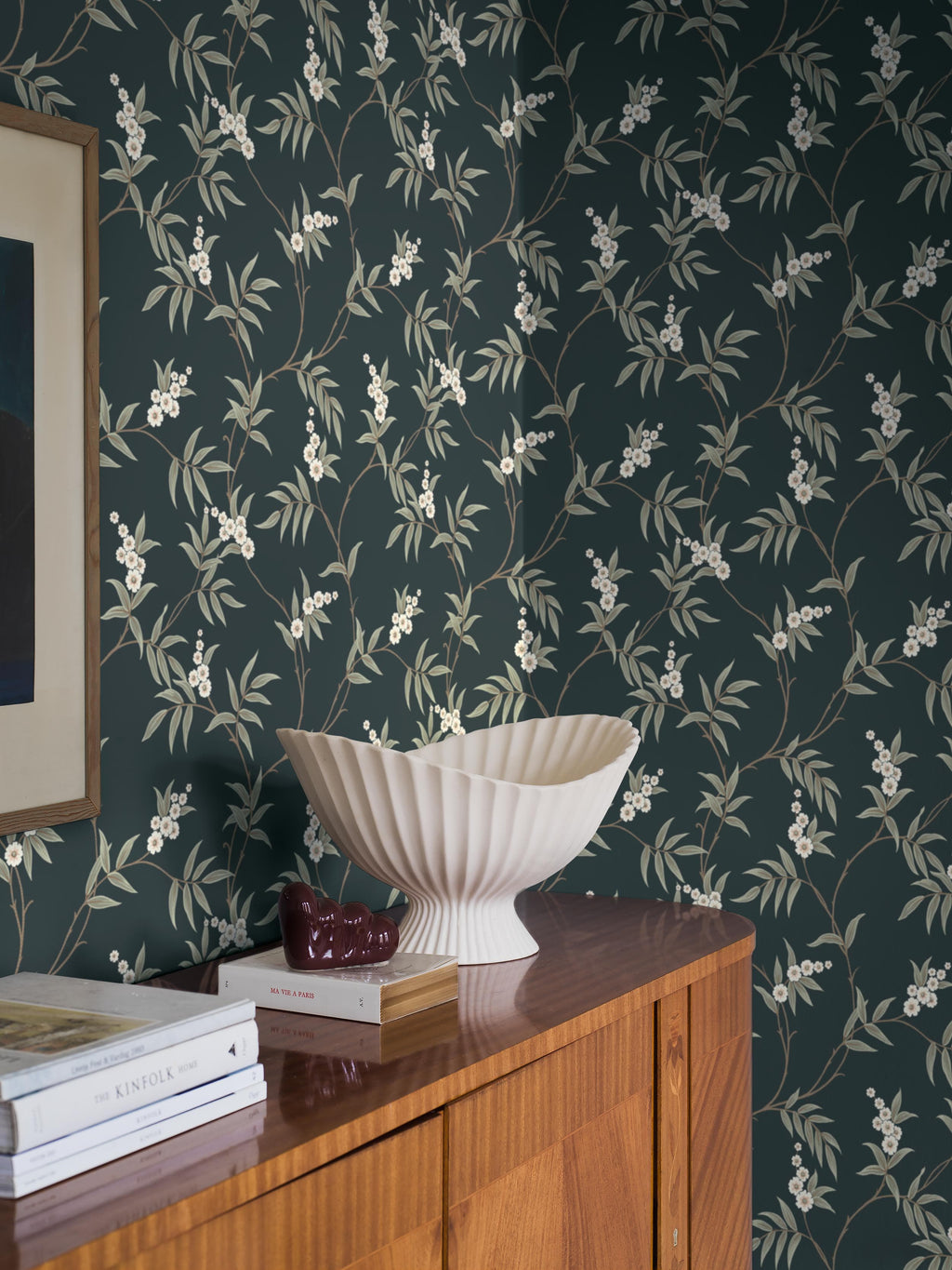 Floral Tree, Black