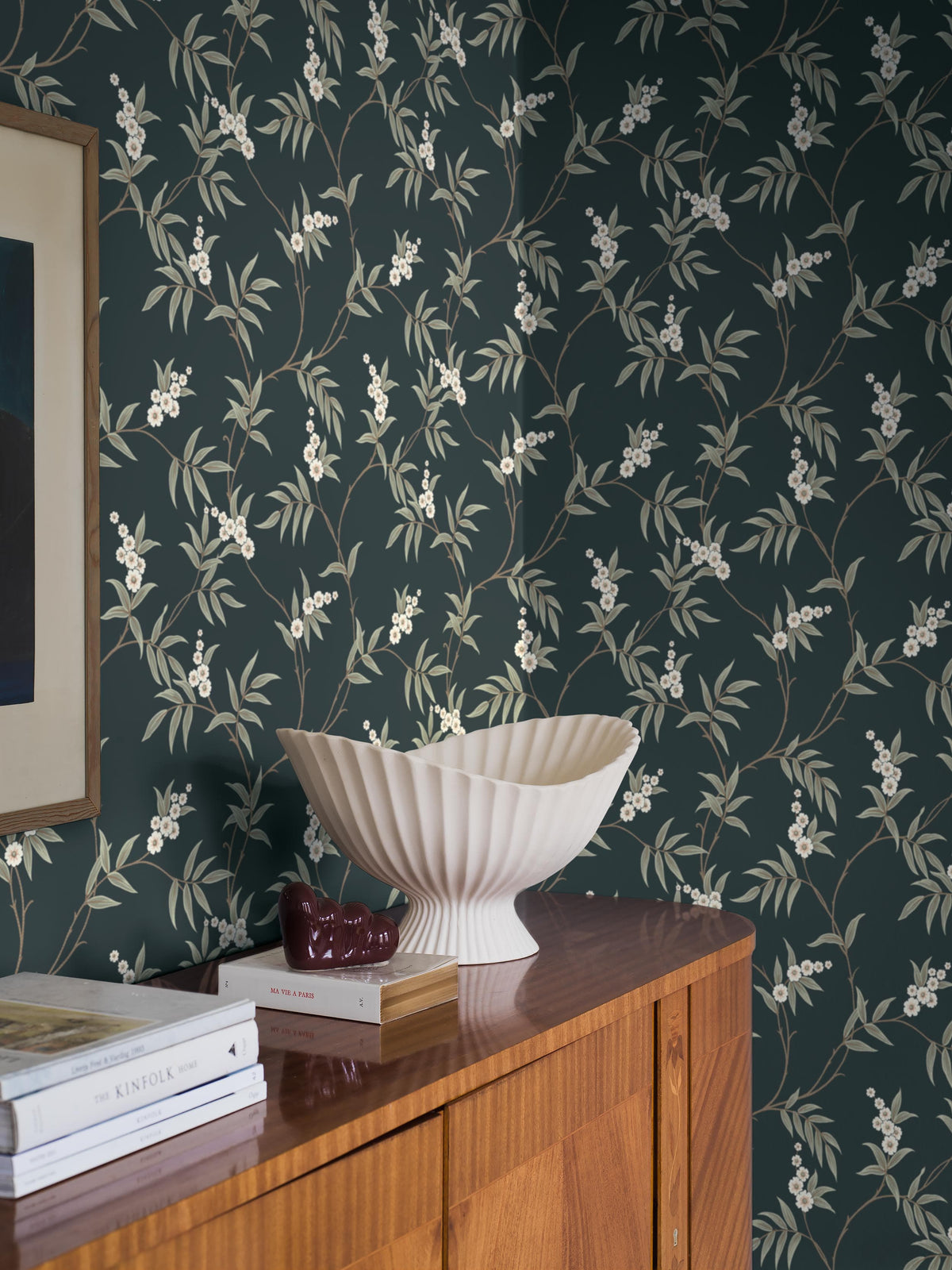 Floral Tree, Black