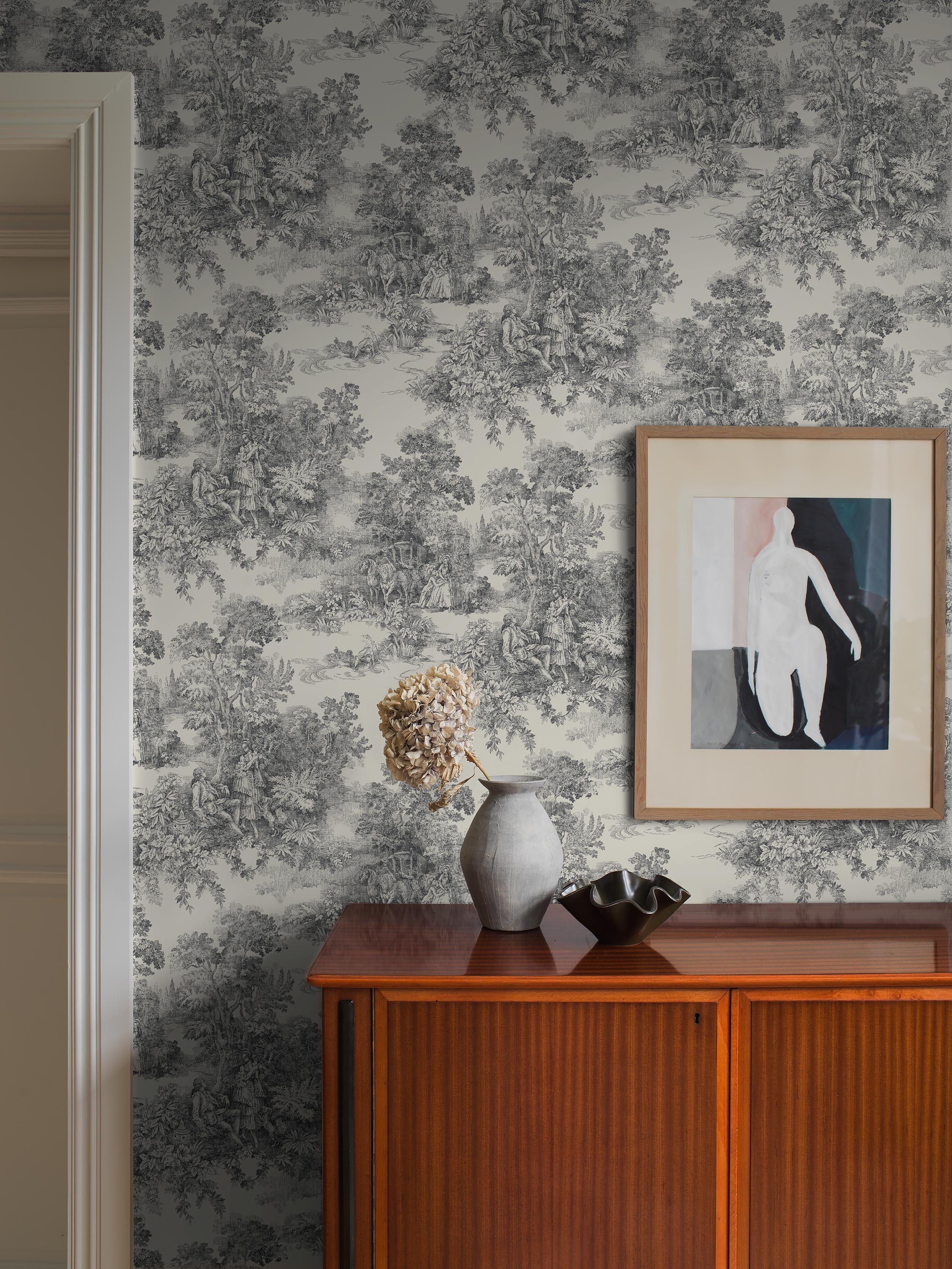 Toile de Jouy 7766 wallpaper by Borastapeter