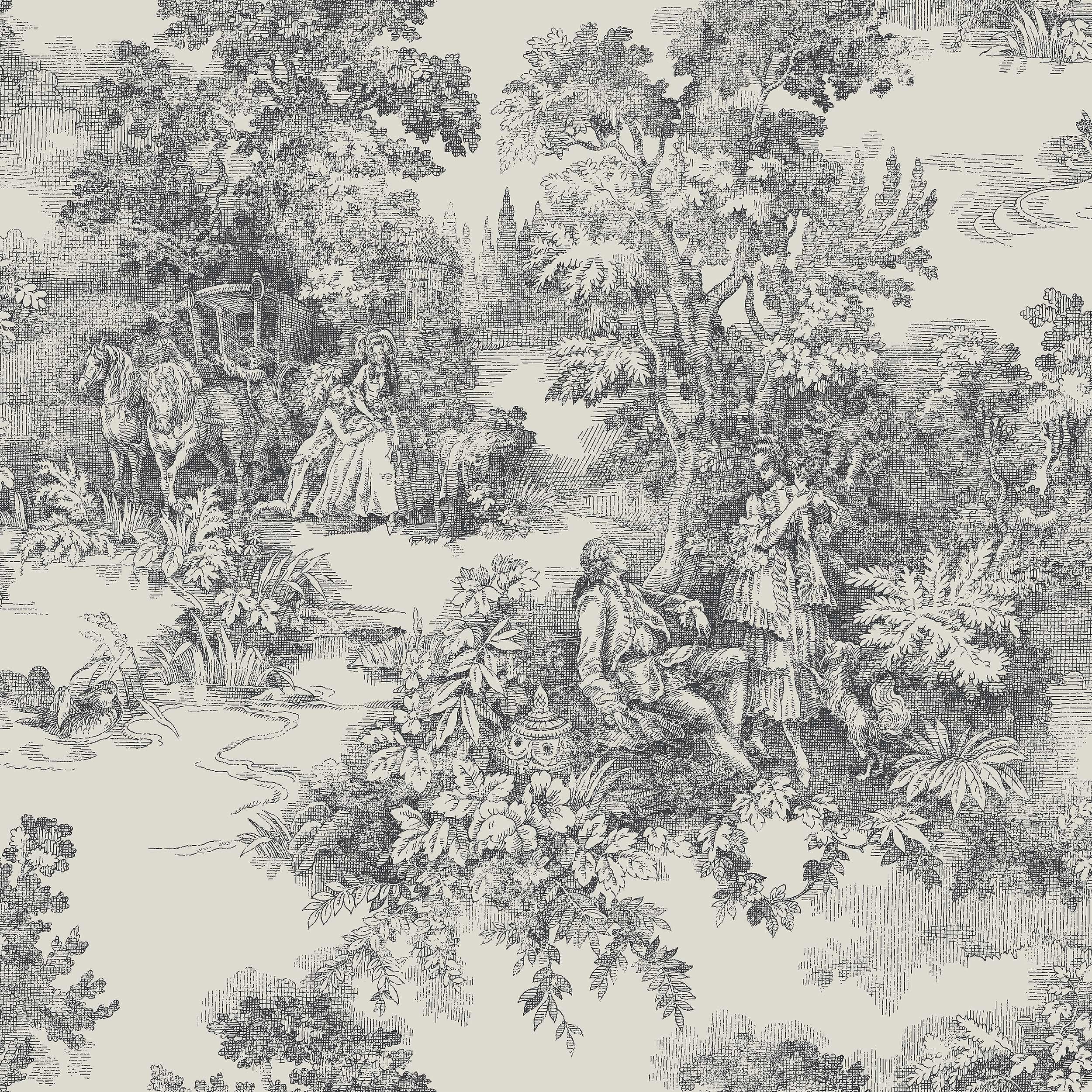 Toile de Jouy 7766 wallpaper by Borastapeter