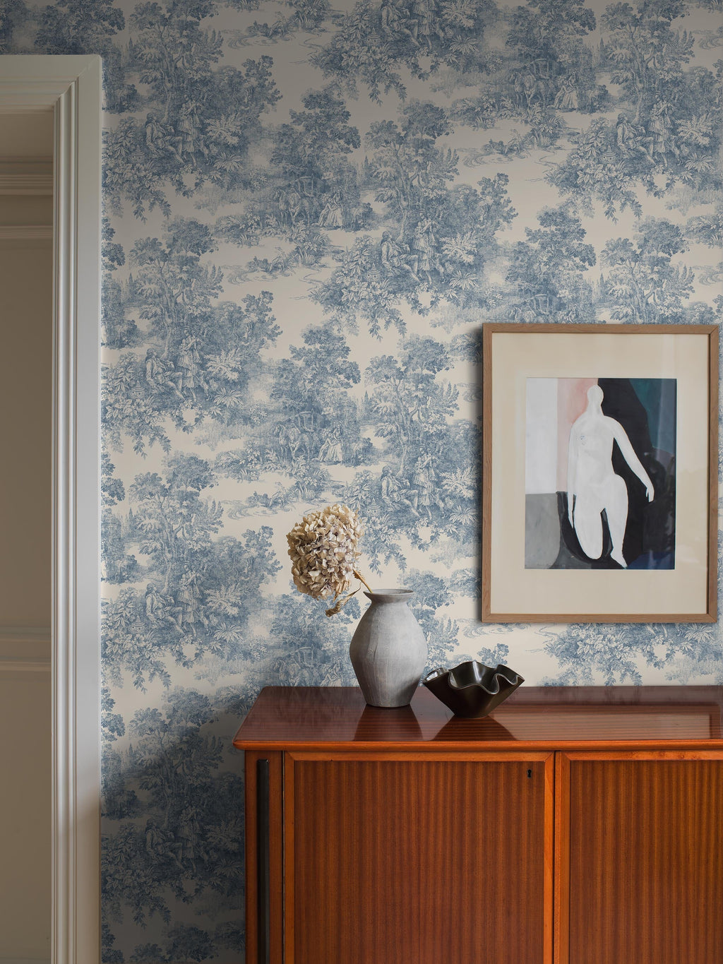 Toile de Jouy, Blue