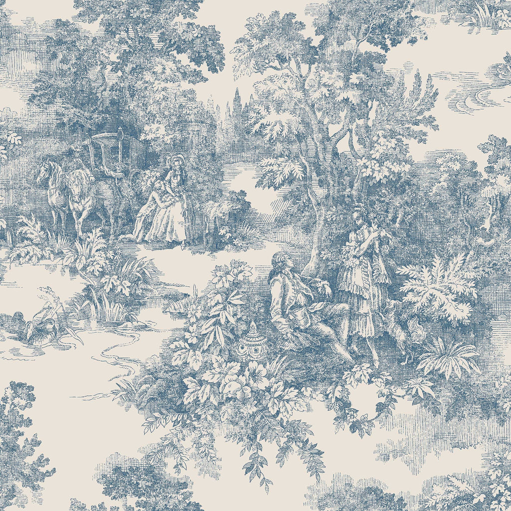 Toile de Jouy, Blue