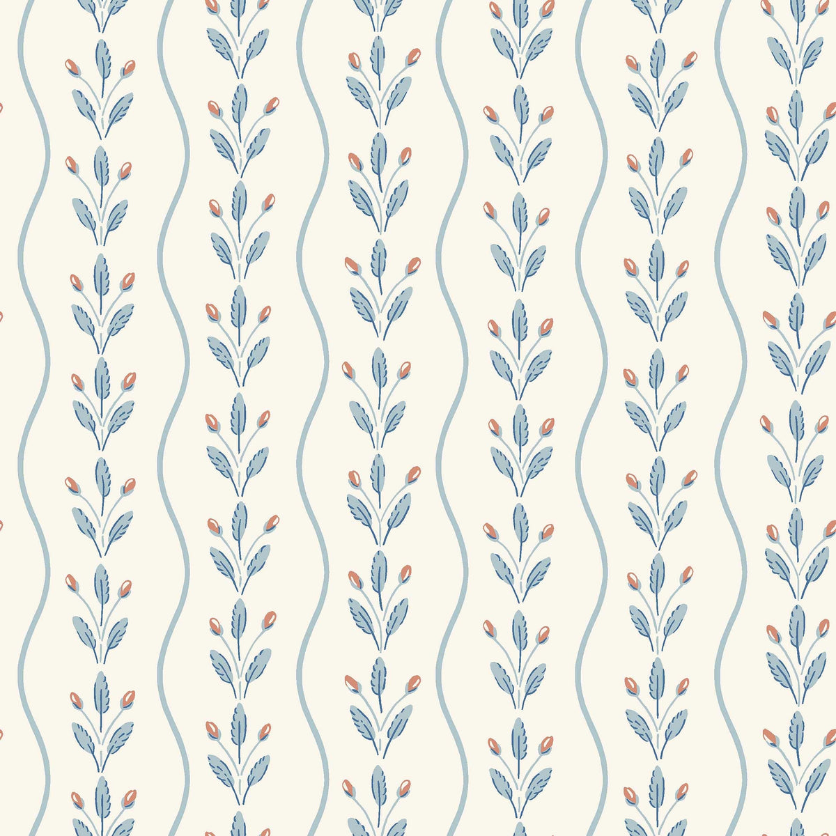 Flower Buds, Blue