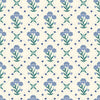 Floral Trellis - Sky