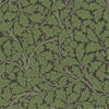 William Morris Wallpaper - Oak Tree - Dark Green