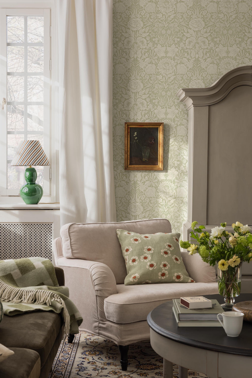 Hildasholm 8720 Green wallpaper