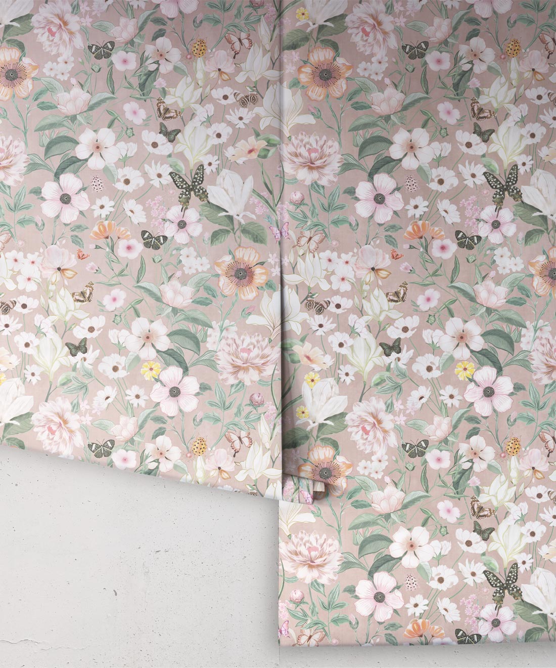 Barney Vintage Wallpaper, Lulu Linen