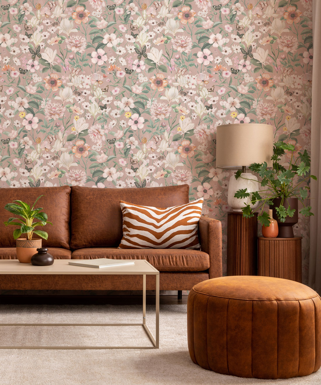 Barney Vintage Wallpaper, Lulu Linen