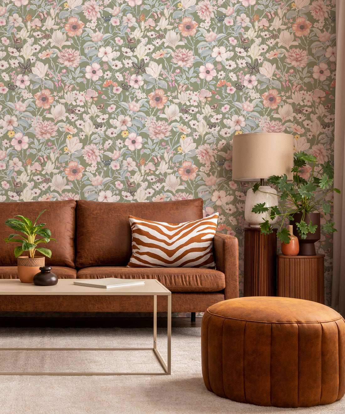 Barney Vintage Wallpaper, Meadows Light Linen