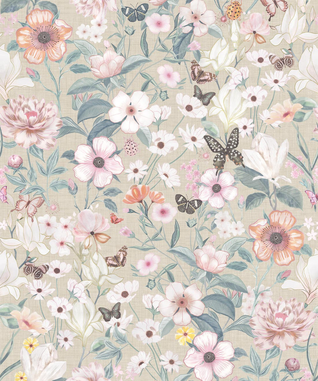 Barney Vintage Wallpaper, Plaster