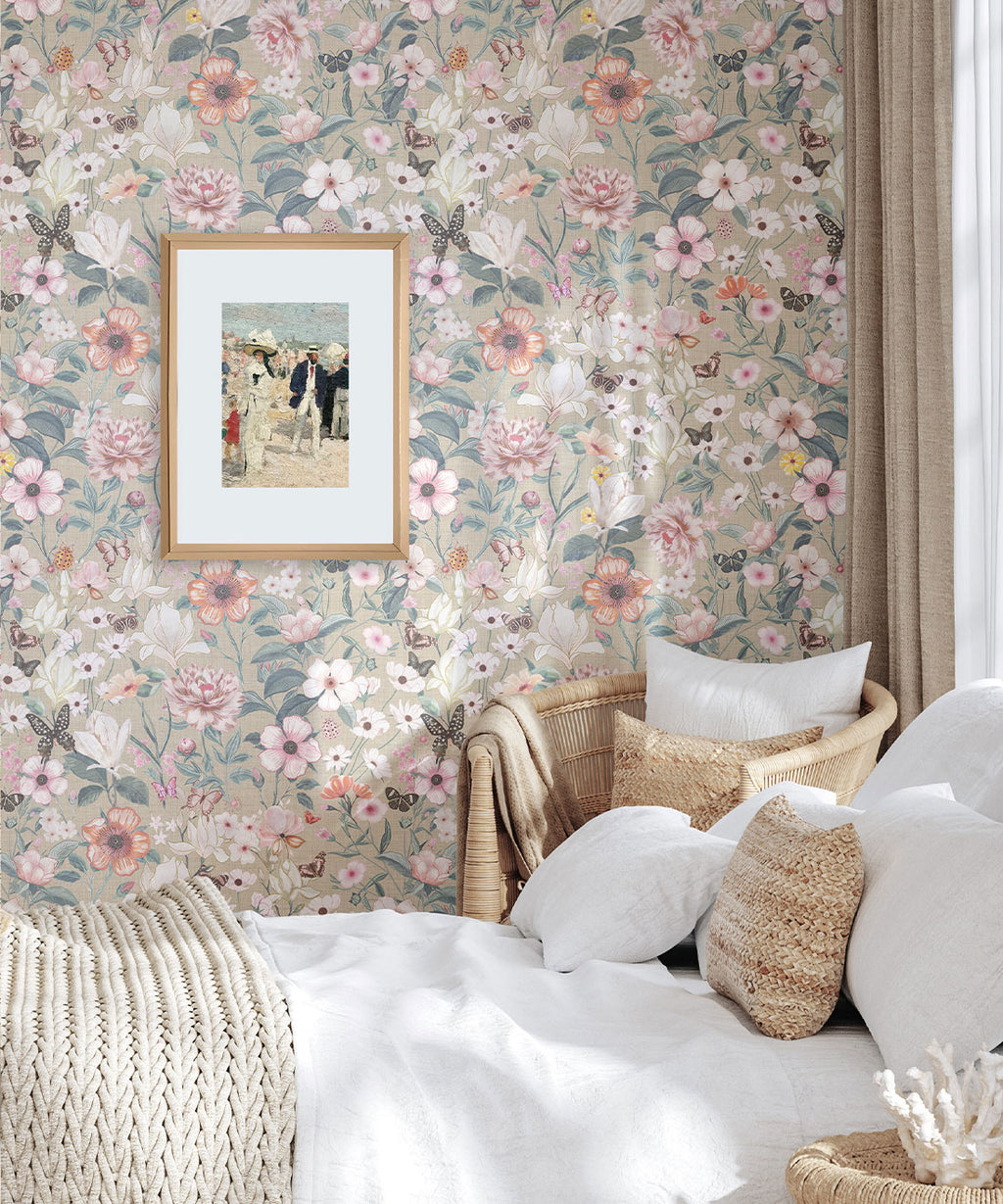 Barney Vintage Wallpaper, Plaster