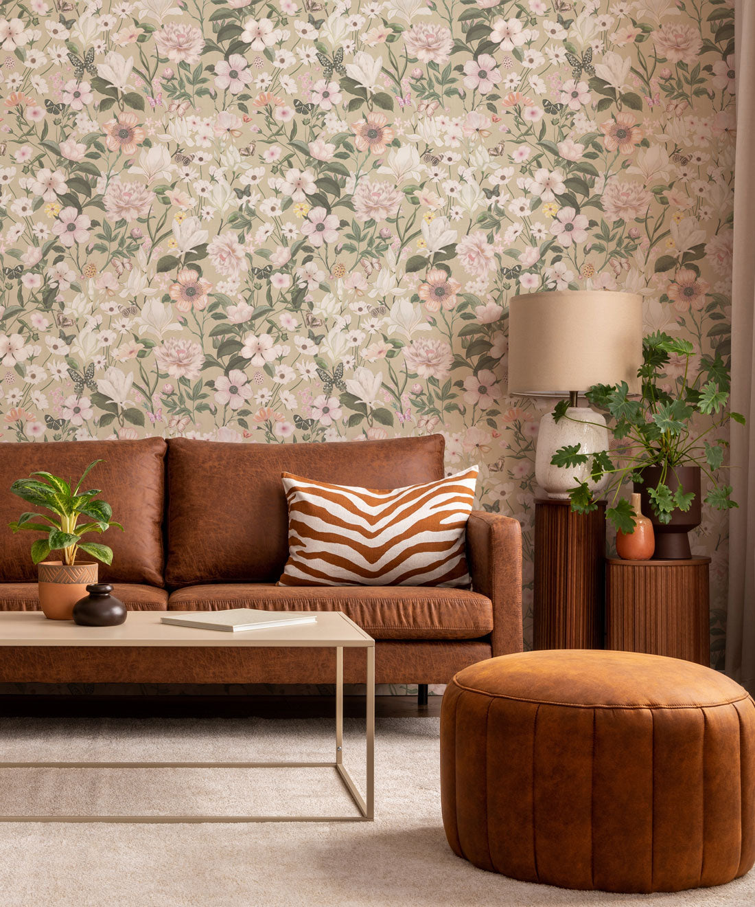 Barney Vintage Wallpaper, Raya Linen