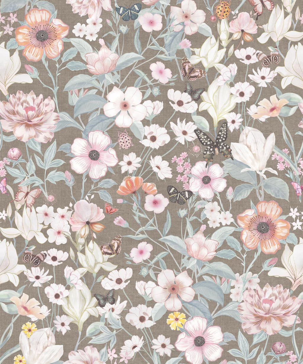 Barney Vintage Wallpaper, Sable